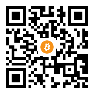 bitcoin:1LWNo2oCAo1roadhpaHC6SmtnXkSD9gocF black Bitcoin QR code