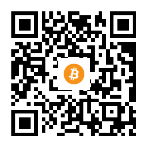 bitcoin:1LXAJtFMGrb5wYDGbj6KuCLcMZe6Vvy82T black Bitcoin QR code