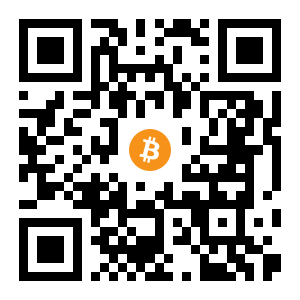 bitcoin:1LXS5PYK39WKrWNU8QAGce9Zak3WzhpgWt black Bitcoin QR code