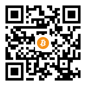 bitcoin:1LXcPxAGfqmXgRt1tcWEd2UCeNKjxg2MDP black Bitcoin QR code