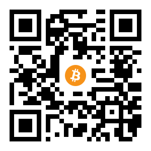 bitcoin:1LYW7vdPghfc8fu17ijNPiLrbBTrXgDPDz black Bitcoin QR code