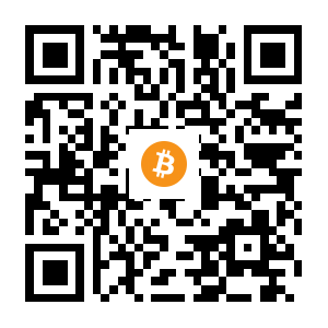 bitcoin:1LYfqemb3SbfuXiEw9p7zJBRs9CxmAmTQc black Bitcoin QR code