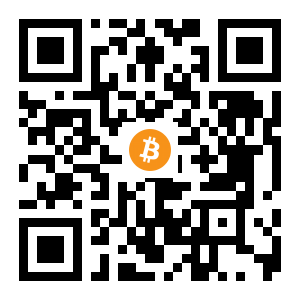 bitcoin:1LZBUdrJ3PDY7FmckTc3AXWkMiYnq1QzKy black Bitcoin QR code