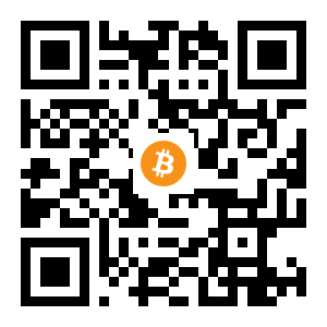 bitcoin:1LZy4AmpaRX663UoED6BmqmUuChfCb4UE5 black Bitcoin QR code