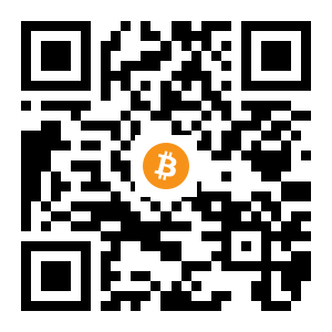 bitcoin:1LasVt6HmuRyZUxuhrNmeRFWiTM97K7uod black Bitcoin QR code