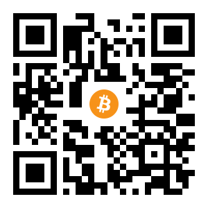 bitcoin:1LdRcdxfbSnmCYYNdeYpUnztiYzVfBEQeC black Bitcoin QR code