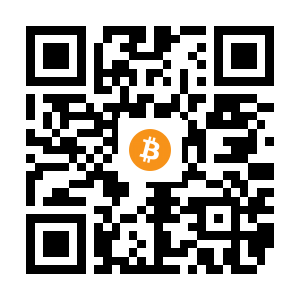 bitcoin:1LddzWYBiXmz8LgPyJKgCqQUjQJeJdjntL black Bitcoin QR code