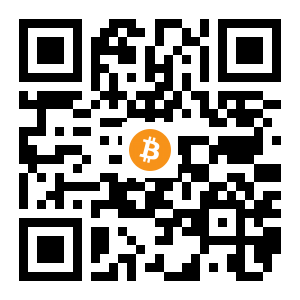 bitcoin:1LeavrzsCqYqUKsKVkk8yNVUGXzJcHefrX black Bitcoin QR code