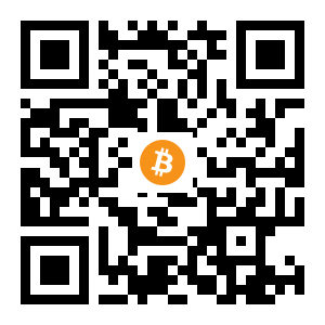 bitcoin:1Lg7Vm5yxnFdJWUyL85jHEoHy73fUFLBuF black Bitcoin QR code