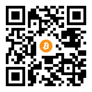 bitcoin:1LiU9j236AVv1gxuuSEGC3rB3NQm4S6UhY black Bitcoin QR code