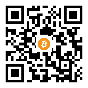 bitcoin:1LjFvsmjxnpoU1NRdN2gtCRAcJBwVKC5v2 black Bitcoin QR code