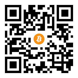 bitcoin:1LkAv5AmNHr1u5qhEe2DVyRreMWzTjd52Z black Bitcoin QR code