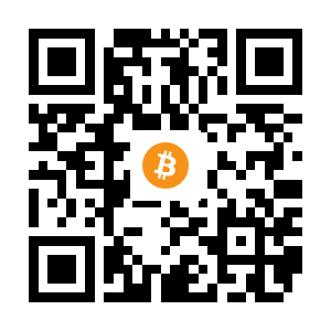 bitcoin:1LkhXSPFZdKBa7gXauq9g5ZLCKGVvAJ7ZA black Bitcoin QR code