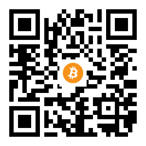 bitcoin:1LmhvrPj478Ytu83QuKeg9kPwCqaqXVXiZ black Bitcoin QR code