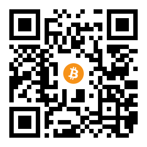 bitcoin:1LmsuKogcE4wjXumRs4VfFx5KHdBbKHFhF black Bitcoin QR code