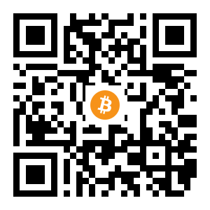bitcoin:1LnGDT46kFm2acwFpNkW9K9q7DtwHr43v2 black Bitcoin QR code