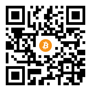 bitcoin:1LnkpiFvWY4NvFE1bvCsGCYdeSpEhQ6HdH black Bitcoin QR code