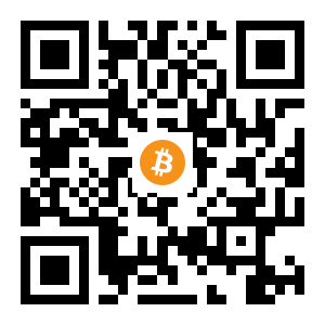 bitcoin:1Lo1EfoBGKiWgZTs5YUhe5342d5r3rseHm black Bitcoin QR code