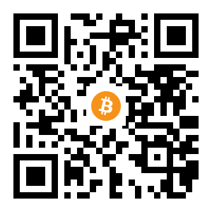 bitcoin:1LoTCaktGQXNp85v5Mvs6QmCXu3G8Y82Uu black Bitcoin QR code