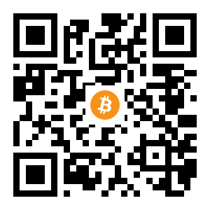 bitcoin:1LpDBnkTk5Gw7V8whznmoW2tkZfhKRYaXn black Bitcoin QR code