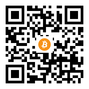 bitcoin:1LpU1xtUa6TorLu2zbPva5i1ZgZAiXKQkb black Bitcoin QR code