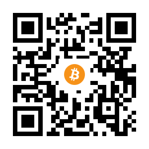 bitcoin:1LpcBrYxbeLEdgteGE67XuxiDkSZ6arDVE black Bitcoin QR code