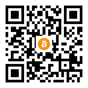 bitcoin:1Lpx6f8xYSRafrsDoVumaBSDHiMiNnTv7D black Bitcoin QR code