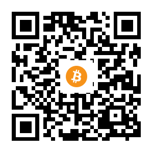 bitcoin:1LrfDUCzuY49R3g8jZA3z9DQqLJkbU3DgV black Bitcoin QR code