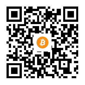 bitcoin:1LuX1UUR1iDSvvC86aN3UcVy6Jj8US85Wu black Bitcoin QR code