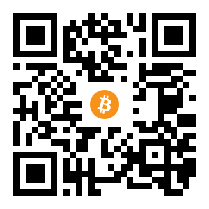 bitcoin:1LuvfUy12absQGAuwuTb8Kbiaj173q7fZT black Bitcoin QR code
