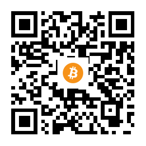 bitcoin:1LuwgtXYo8WmXDz36cdvRZdFasakP1YDYh black Bitcoin QR code