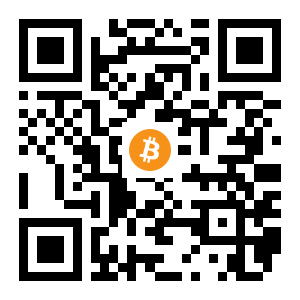 bitcoin:1LvJjkD8nkcajQg4GSY375vTWTv1UfhFUQ black Bitcoin QR code