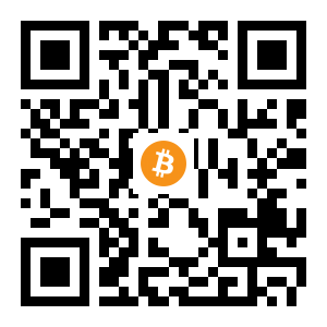 bitcoin:1LvScozccC5V3Z9PLxe8vxxyw8ABUWknJ1 black Bitcoin QR code