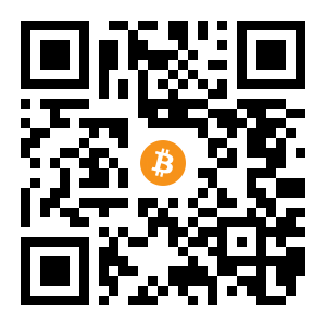 bitcoin:1LvTHAQ1VSK9fdAw2vFckoNB49PgHxo2Ch black Bitcoin QR code