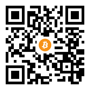 bitcoin:1LwYcqEFAr9izJZR3uv6FABn55Q9MYPMhL black Bitcoin QR code