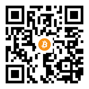 bitcoin:1LwgednVTiDarnZMvCaPe6Lh6cy3CnzmXX black Bitcoin QR code