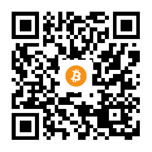 bitcoin:1LxPVAXRuMLHj4BVCcrCURoCq48F2Jx8mq black Bitcoin QR code
