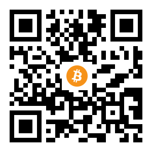 bitcoin:1LygY6ubjWvrqyaWPFBfK5h4jbwTnzhVVV black Bitcoin QR code