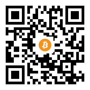 bitcoin:1M1WMEzrtYn5SFa7DkixAkaA4AyJ3kYrLY black Bitcoin QR code