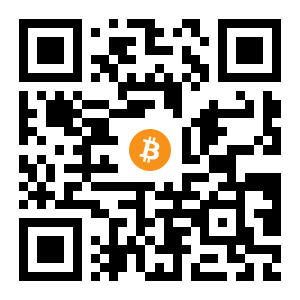 bitcoin:1M1eDJPuAaPd1habf1YuviFTpydTNsWdBb black Bitcoin QR code