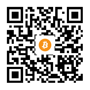 bitcoin:1M23aC1V86VSSEZst1rR4yGMyrqEsopj6q black Bitcoin QR code