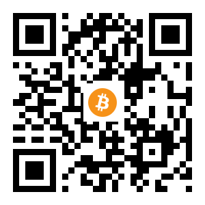 bitcoin:1M39PrimK9H4PiB7mngpeRE4eFR8GiZ48S black Bitcoin QR code