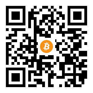 bitcoin:1M442vgE5m3F76QNySQEEUevFP225JKUnD black Bitcoin QR code