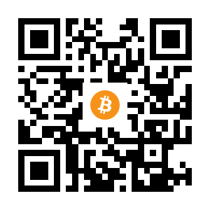 bitcoin:1M4CqTRRRc9pAAK29Q72WFyoCU7VvM7XMP black Bitcoin QR code