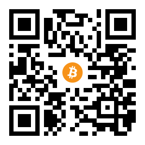 bitcoin:1M4Gyhdam1bm51VUrFSsmzd8xrN78cq7jD black Bitcoin QR code