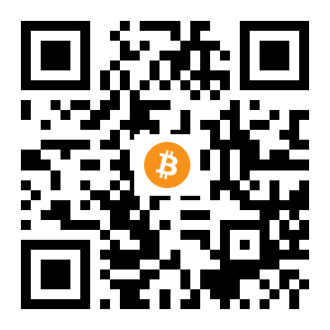 bitcoin:1M4uZqvYU6zRGCp7HSHjLyYQ5EoM8xMiFn black Bitcoin QR code