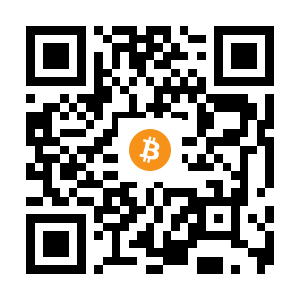 bitcoin:1M5Uj9A3bBdM7pdWtcsDMJW3eChmitkwq1 black Bitcoin QR code