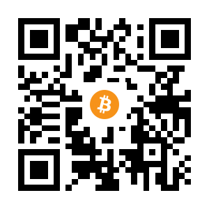 bitcoin:1M5sfHUL7nRZRArvpu5RERrCCEYyr398FR black Bitcoin QR code