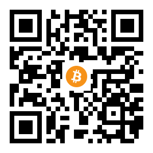 bitcoin:1M6JeDnwnXWiaeF9xMgMQvKazR9wTmYuE black Bitcoin QR code