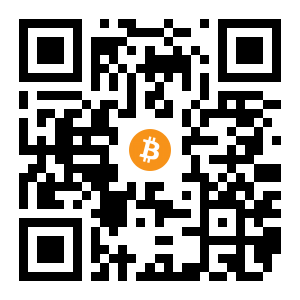 bitcoin:1M72EbBo4N4BVUinNEpYTytGa9nYaW4Y5j black Bitcoin QR code